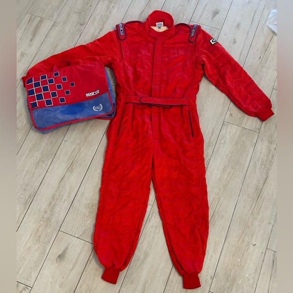 Vintage Men’s Sparco Racing Suit XL - Picture 1 of 16